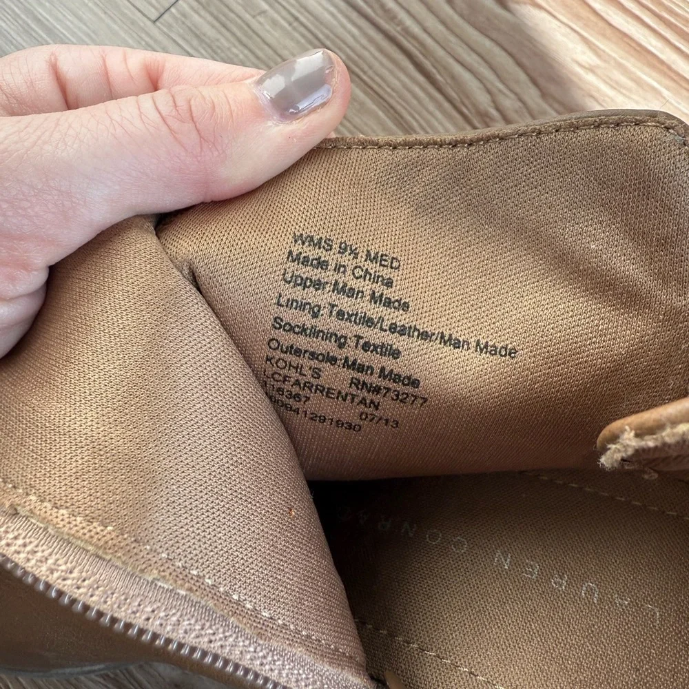 Lauren Conrad Brown Booties – Size 9.5 - Like New